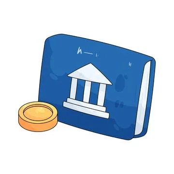 Bank passbook Stock Illustration