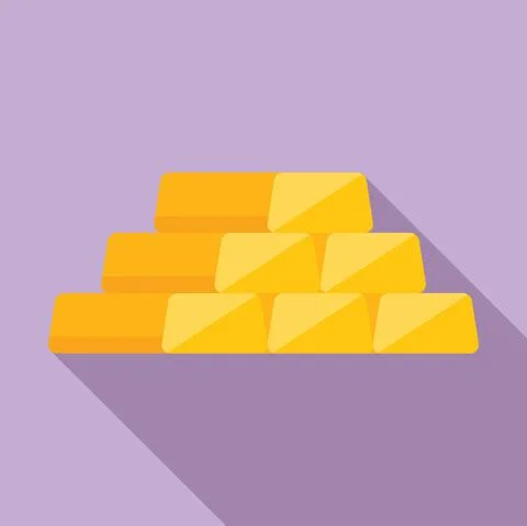 Bank reserve icon flat vector. Finance money Stock Illustration