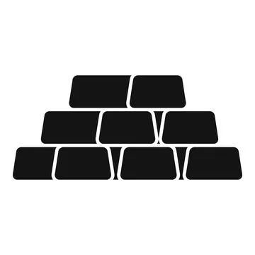 Bank reserve icon simple vector. Finance money Stock Illustration