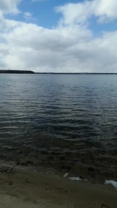 Bank of the river. Spring Stock Footage 150703522