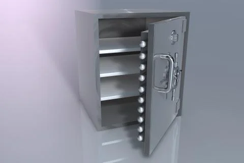 Bank safe Stock Illustration