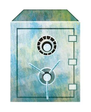 Bank Safe 스톡 일러스트