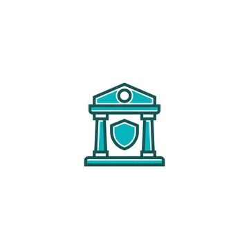 Bank safe line icon. linear style sign for mobile concept and web design. Out Stock Illustration