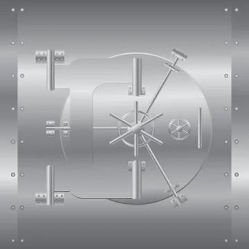 Bank safe vector illustration Stock Illustration
