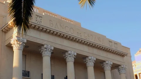 Bank of Spain Stock Footage 115508381