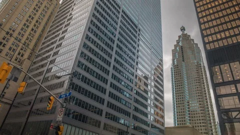 BANK TIMELAPSE 5 Stock Footage 95010824