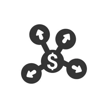 Bank Transfer Icon Illustrazione stock
