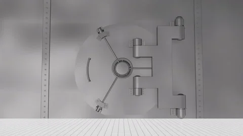 Bank Vault Door 스톡 동영상 49929805