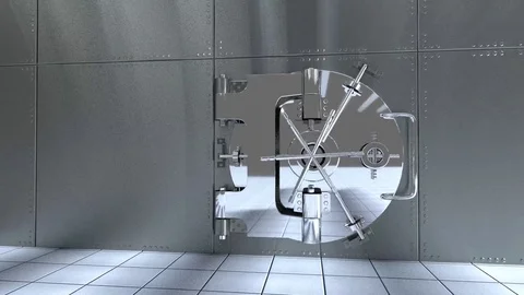 Bank Vault Stock Footage 74656413