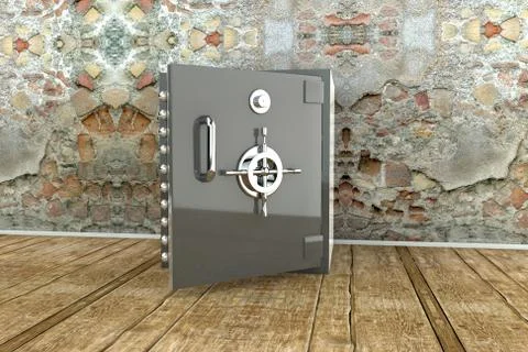 Bank vault Stock Illustration