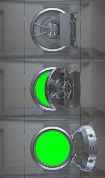 Bank vault Stock Illustration