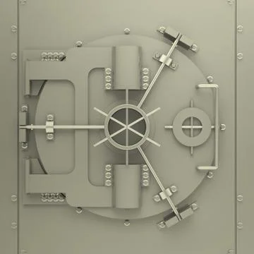 The bank vault Stock Illustration