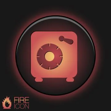 Bank vault. Stock Illustration