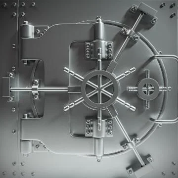 Bank vault Stock Illustration