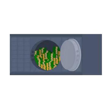 Bank vault Ilustración de archivo