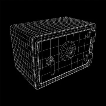 Bank vault safe vector Stock Illustration