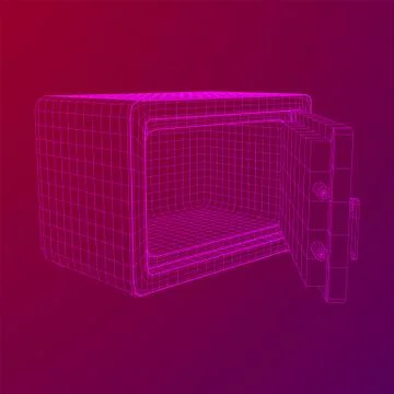 Bank vault safe vector Ilustración de archivo