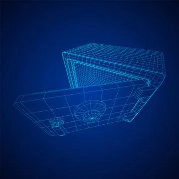Bank vault safe vector Stock Illustration