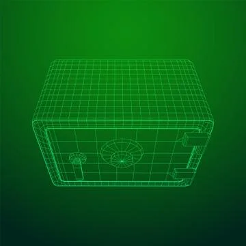 Bank vault safe vector Ilustración de archivo