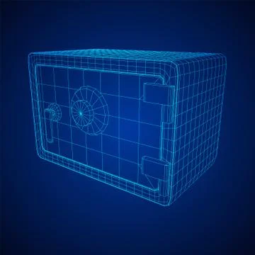 Bank vault safe vector Ilustración de archivo