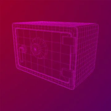 Bank vault safe vector Ilustración de archivo