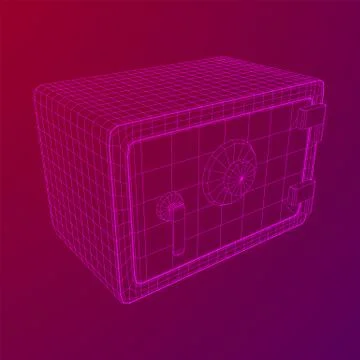 Bank vault safe vector Stock Illustration