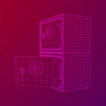 Bank vault safe vector Ilustración de archivo