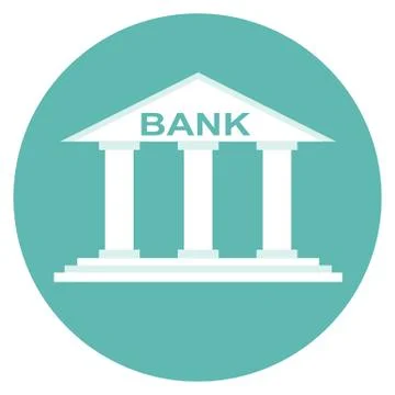Bank Vector Icon Stock Illustration