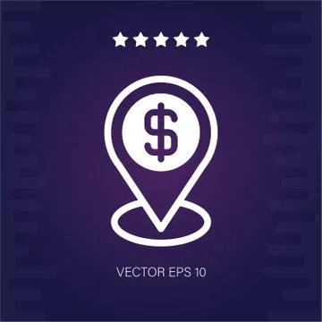 Bank vector icon Stock Illustration