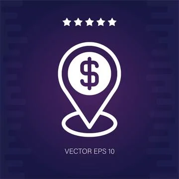 Bank vector icon Illustrazione stock