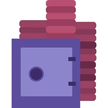 Bank vector save icon digital account symbol イラスト素材