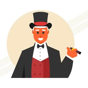 Banker Stock Illustration
