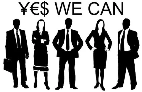 Bankers Stock Illustration