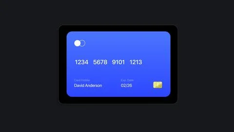 Banking Card Stock Illustration