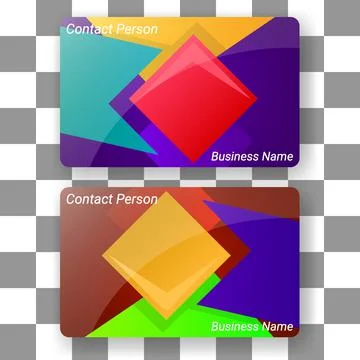Banking card template background abstract patches pattern 스톡 일러스트