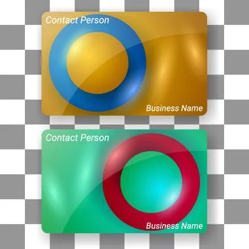 Banking card template background circle texture 3d Stock Illustration