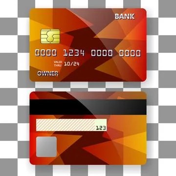 Banking card template background diamond texture art Stock-Illustration
