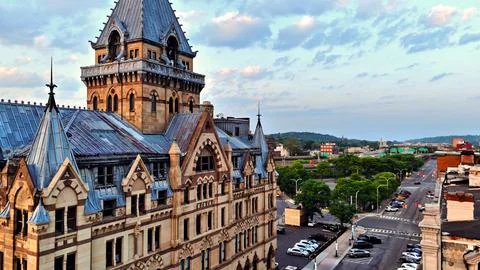 Banking Edifice - Syracuse, NY 库存照片