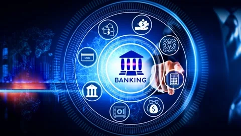 Banking Icon Concept Stock-Footage 153224268