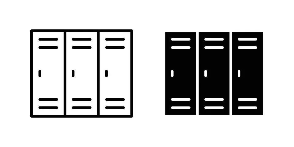 Banking locker icon for web projects Stock Illustration