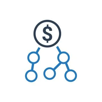 Banking Network Icon Stock Illustration