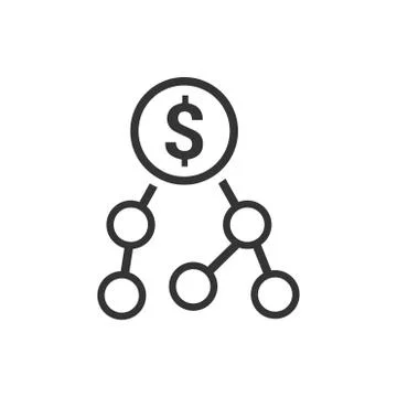 Banking Network Icon Illustrazione stock