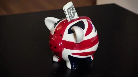Banking one dollar bill  Stock Footage 47069923