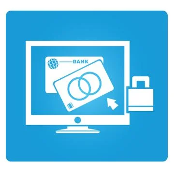 Banking online Stock Illustration