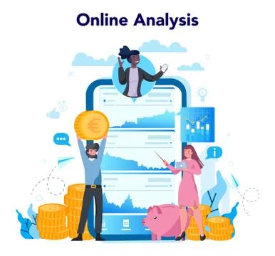 Banking online service or platform. Online bank Ilustración de archivo
