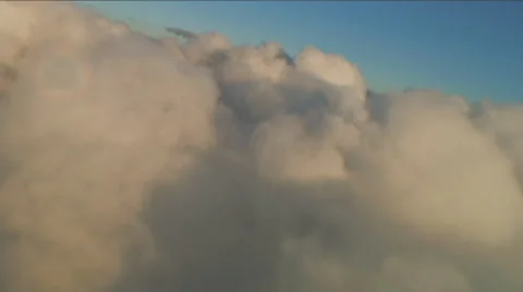 Banking over Aerial Clouds Vídeos de archivo 34513683