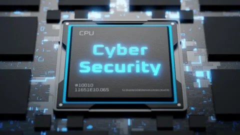 Banking system security. Data security. Hacking systems. Cyber warfare. Stock Footage 314489626