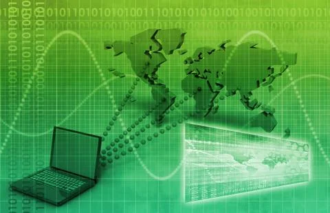 Banking technology Stock Illustration