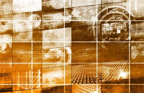 Banking Technology Illustrazione stock