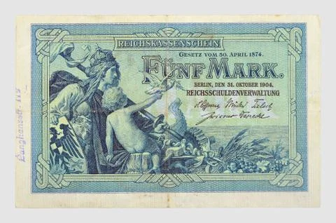 Banknote  Germany Stock Photos